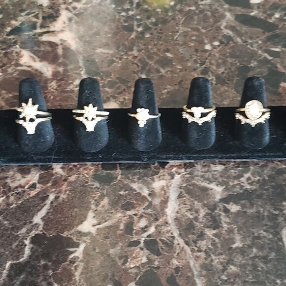 Boho bundle‎ rings size 6-8 - Picture 8 of 11